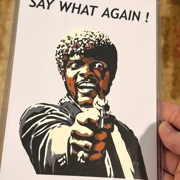 Pulp Fiction POP ART in Protected Sleeve - IFKYK this line is ICONIC - Picture 6 of 6